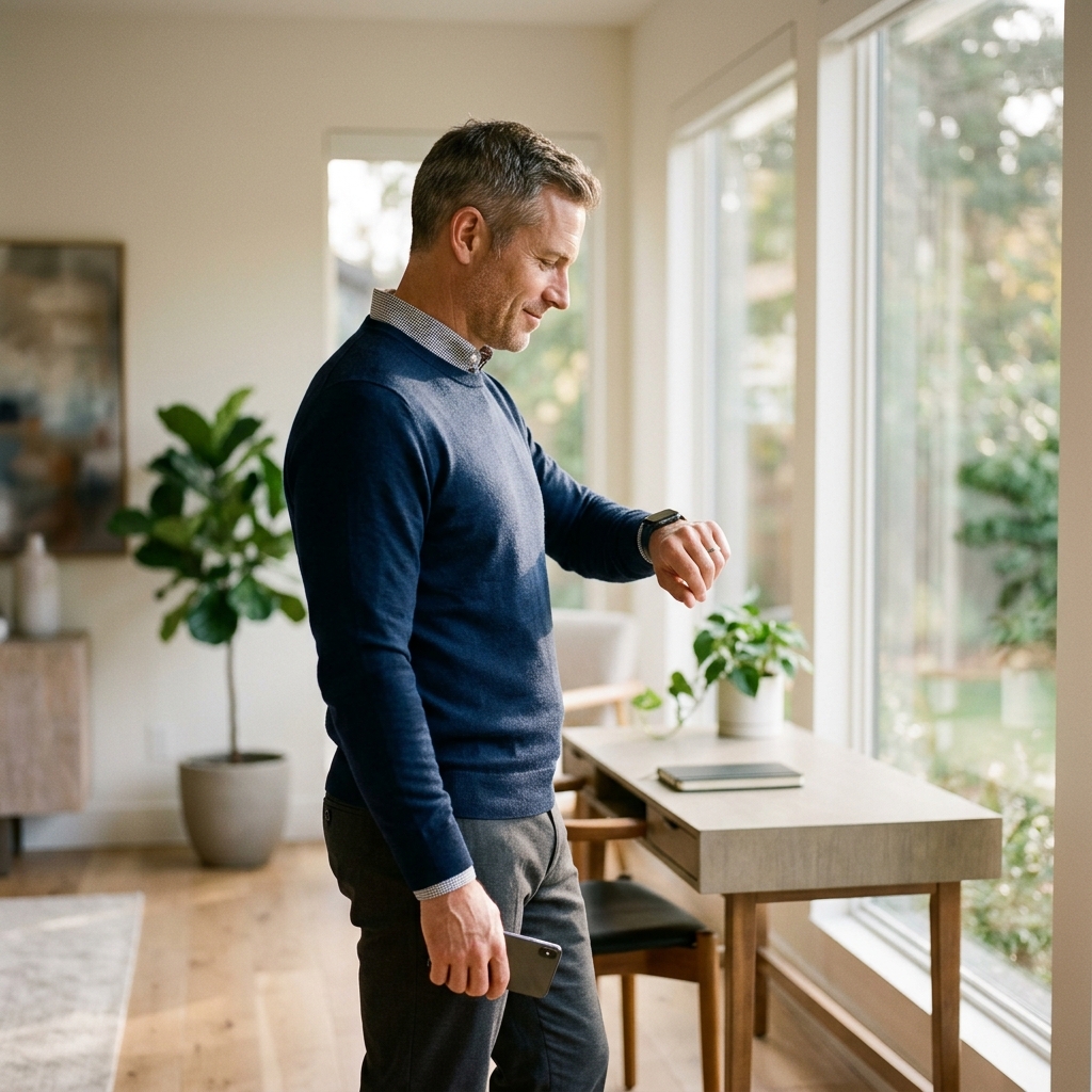 Man checking personalized health insights on mobile device