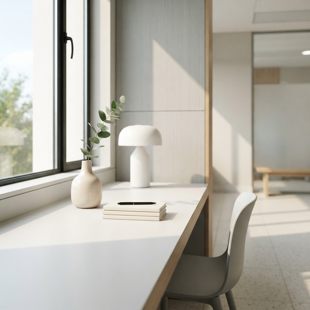Clean and bright medical consulting space
