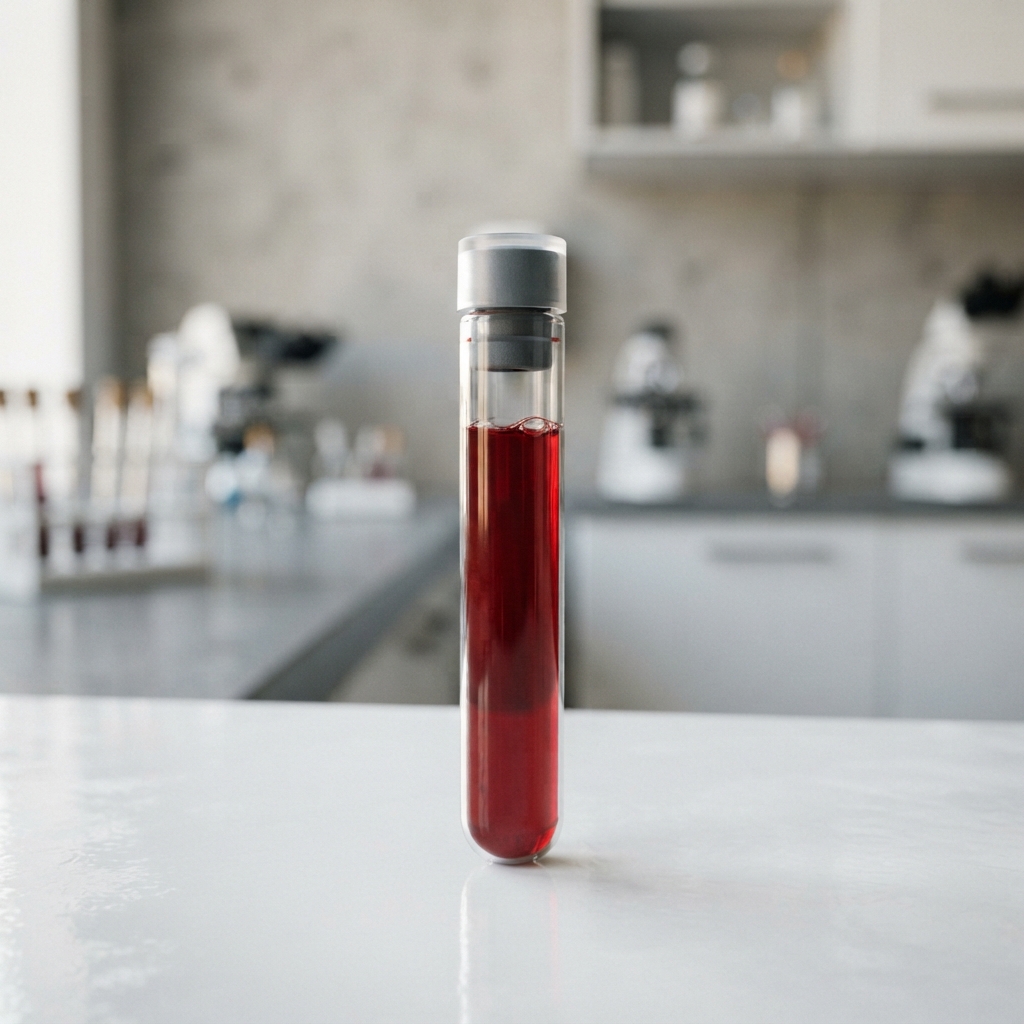 Professional medical blood sample vial