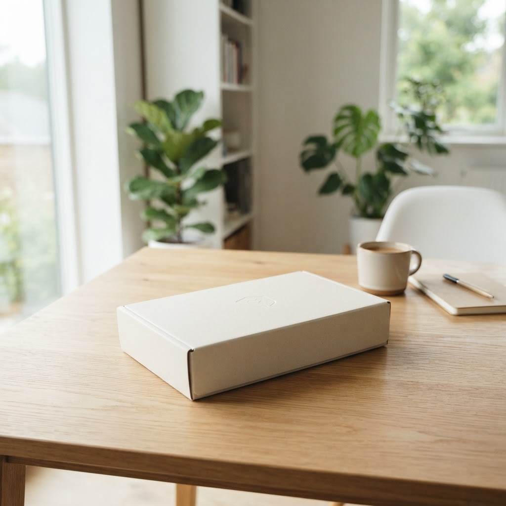 A professional health testing kit on a clean table