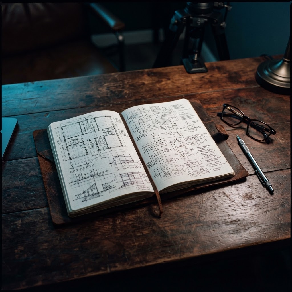 Technical architecture notes in an engineering journal