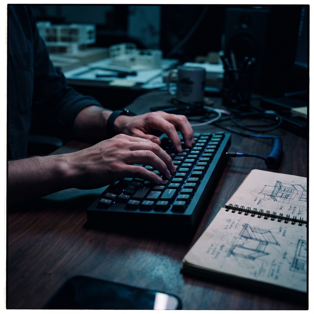 Focusing on engineering deep work in a dark studio