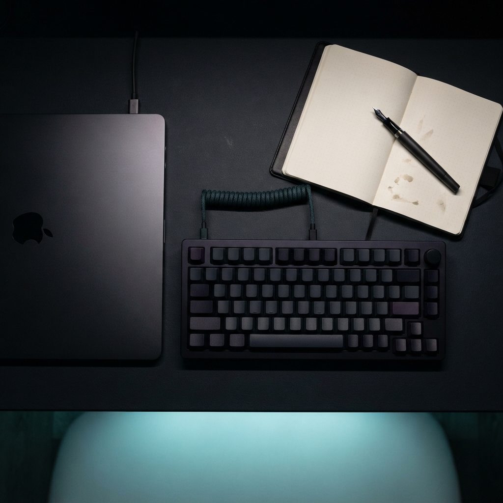Clean professional developer workspace setup