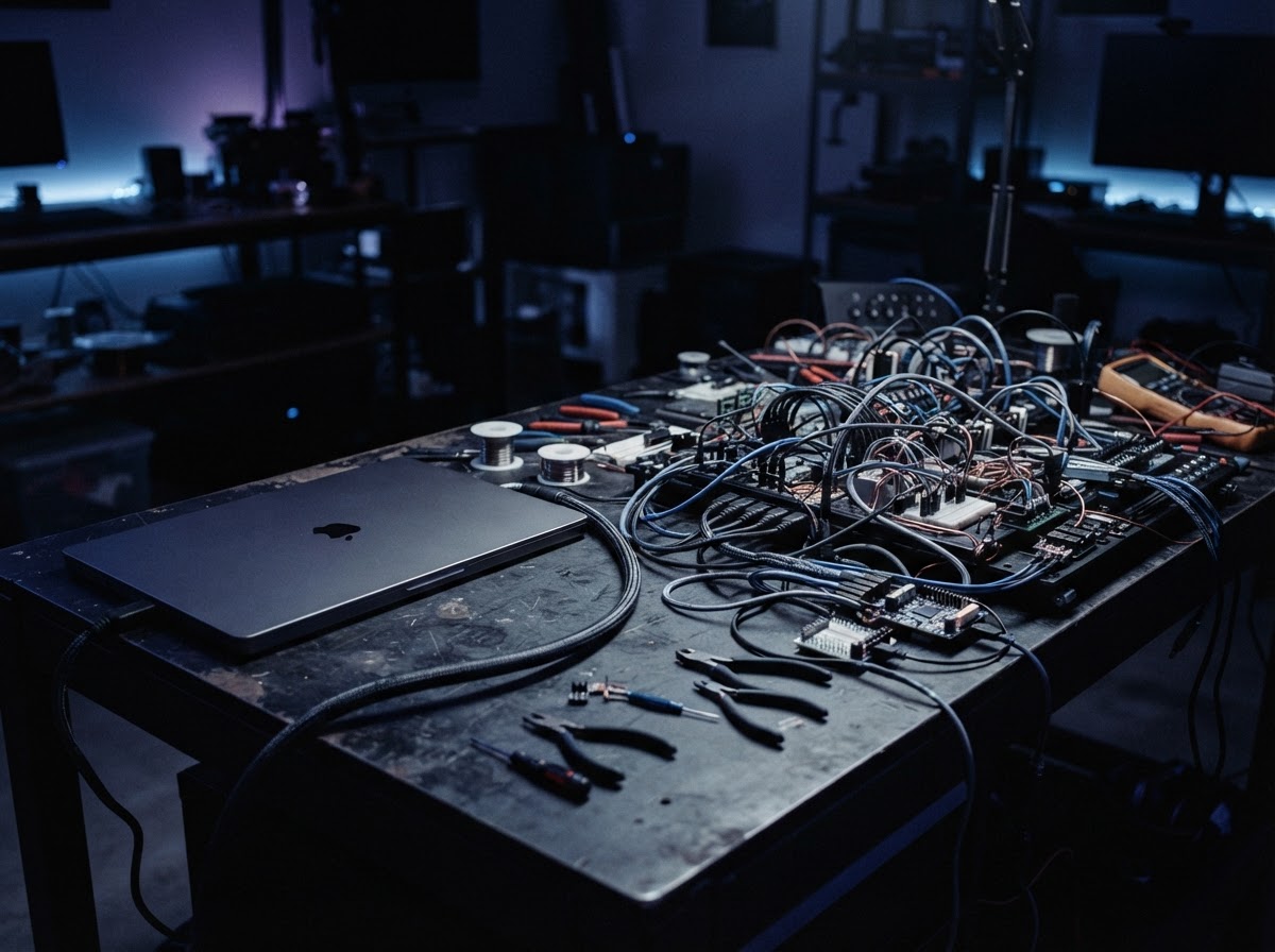 Native vs DIY integration components on an engineering desk