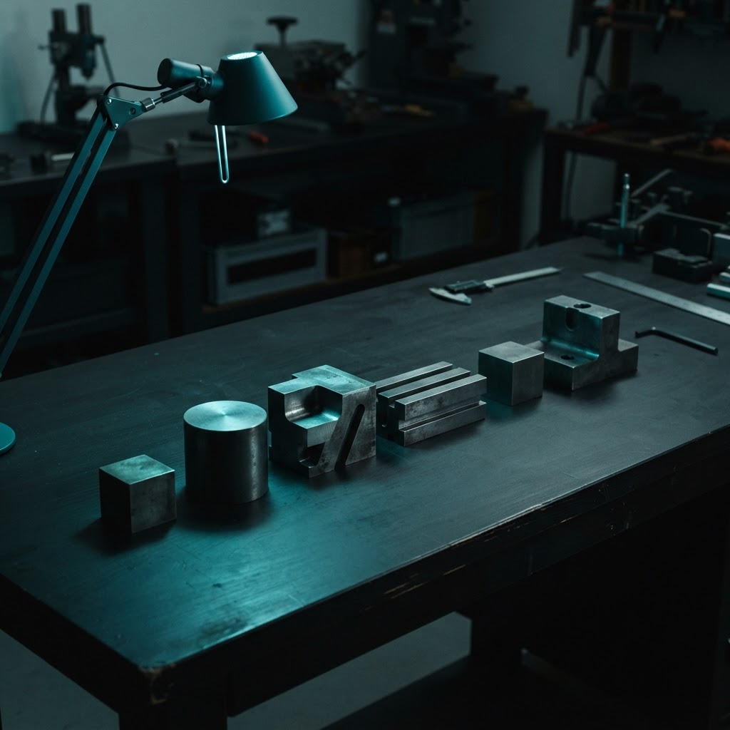 Physical metal blocks arranged as a decentralized network