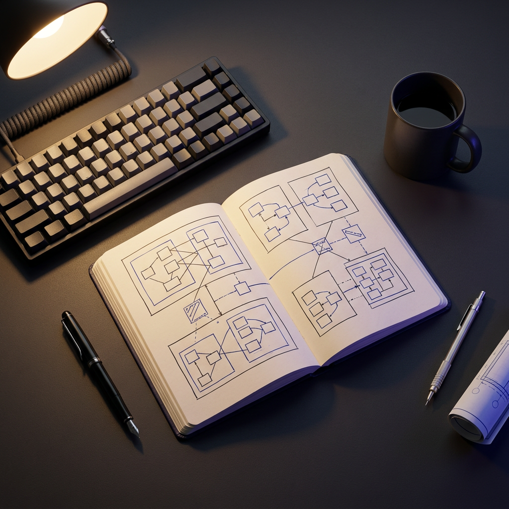 Domain-driven design sketches and planning materials