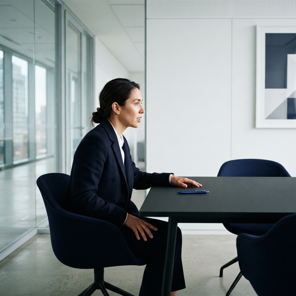 Focusing on professional collaboration in a modern office