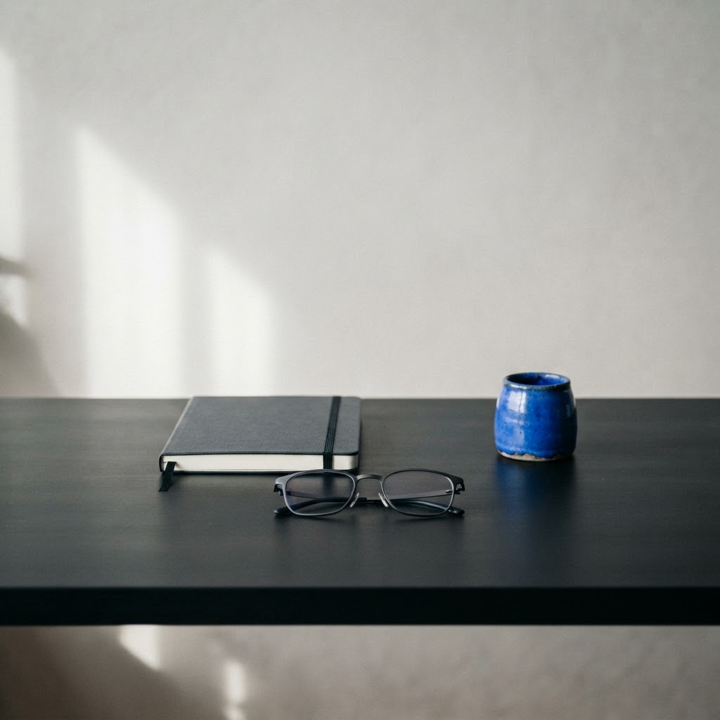 Minimalist corporate workspace reflecting clarity and focus.