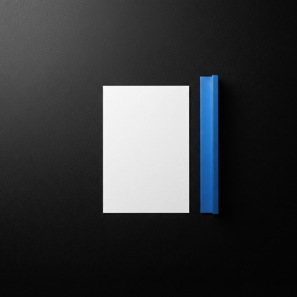 Clean minimalist B2B strategy workspace overview