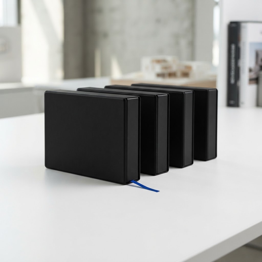Four organized folios representing full agency management coverage