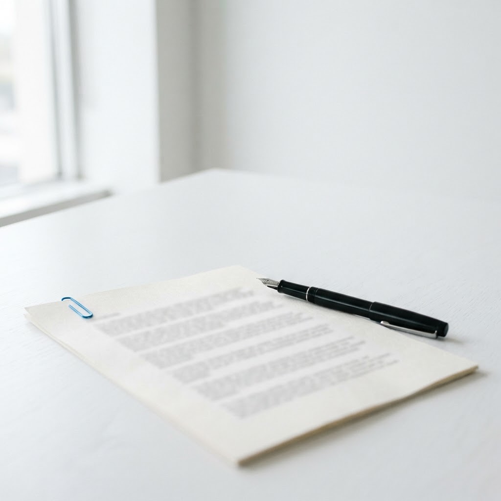 Professional strategist preparing an AEO report on a clean desk