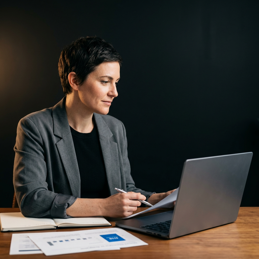 SaaS leader reviewing AI citation performance data