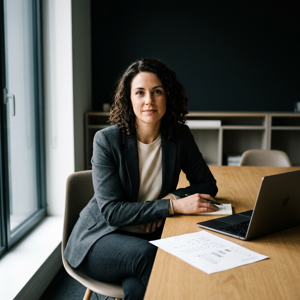 SaaS founder engaged in strategy session