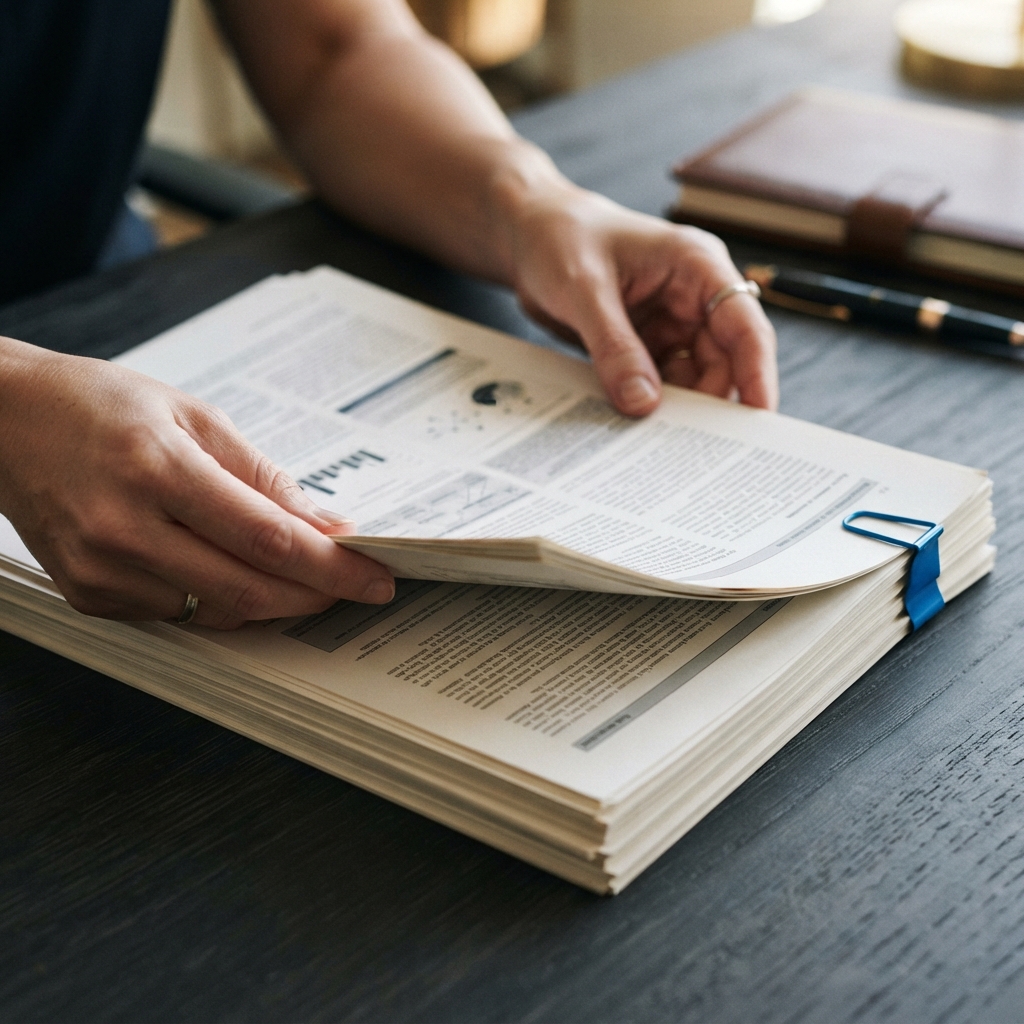 Systematic organization of research documents for content optimization