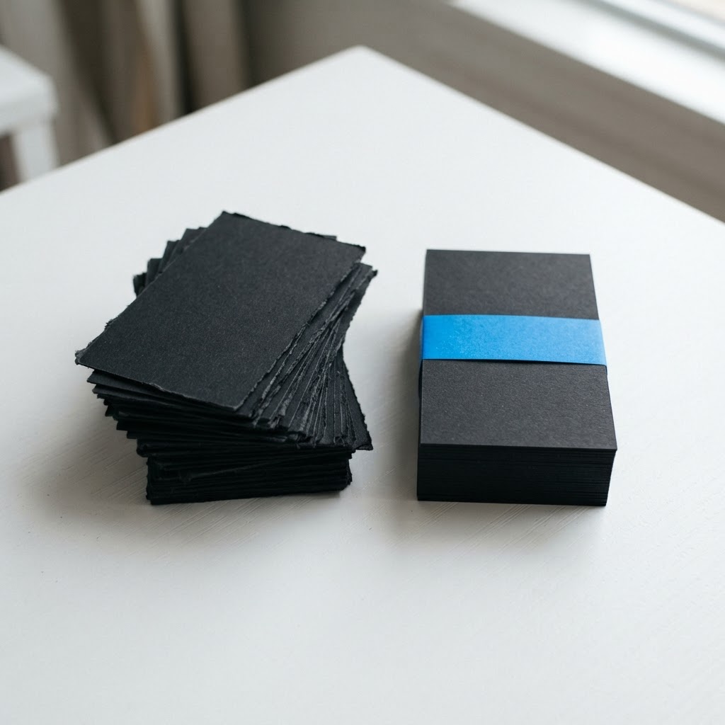 Two stacks of cards representing traditional versus modern content strategies