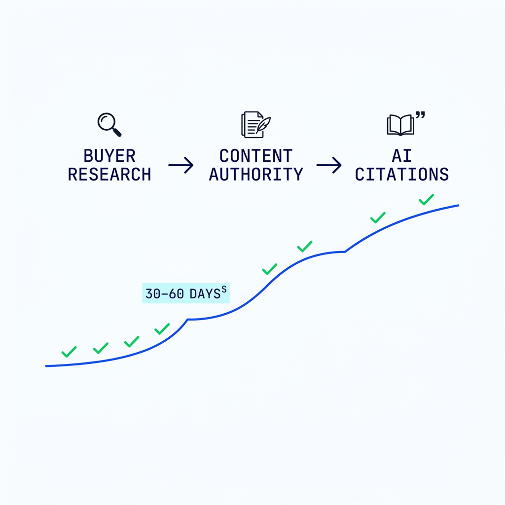 Digital PR compounding growth timeline visualization