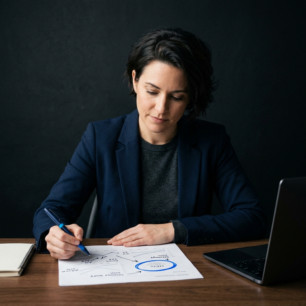 B2B leader reviewing AI citation strategy insights