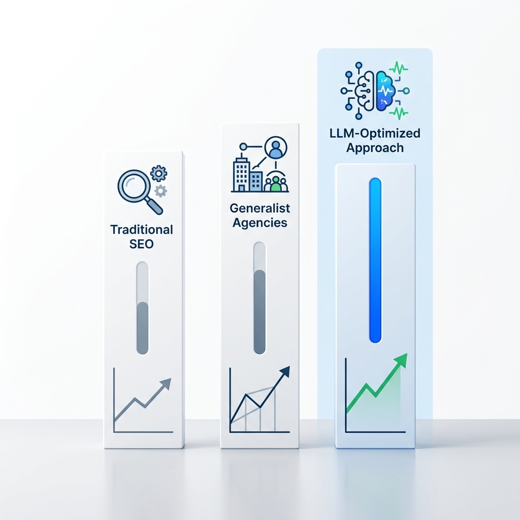 LLM SEO versus traditional optimization comparison