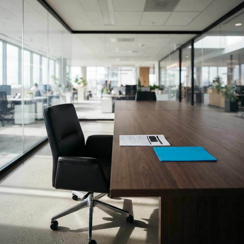 Empty boardroom chair representing the need for specialized expertise