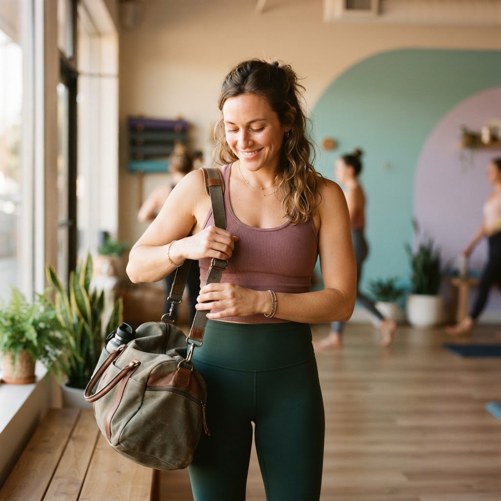 Employee enjoying personal wellness activity after work