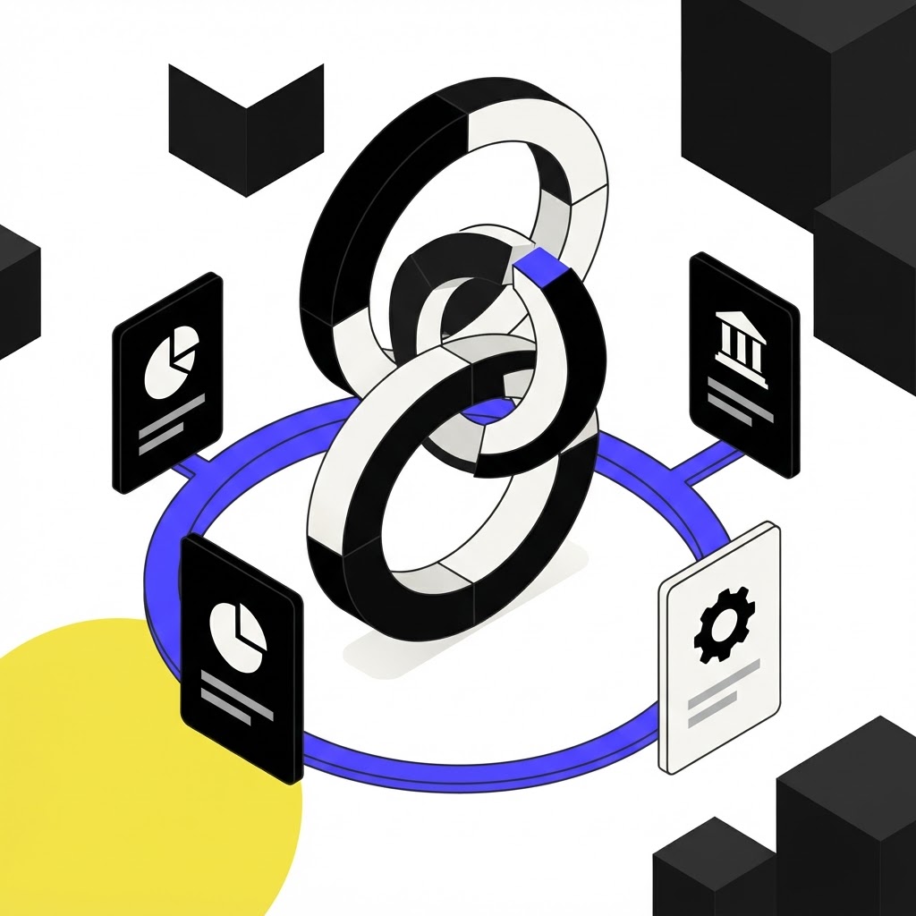 Isometric loop structure depicting continuous audit-ready workflow
