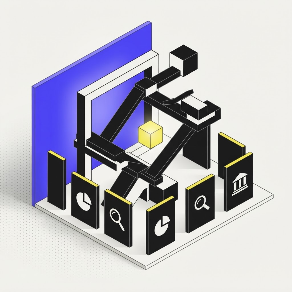 Geometric balancing frame for AI credit usage