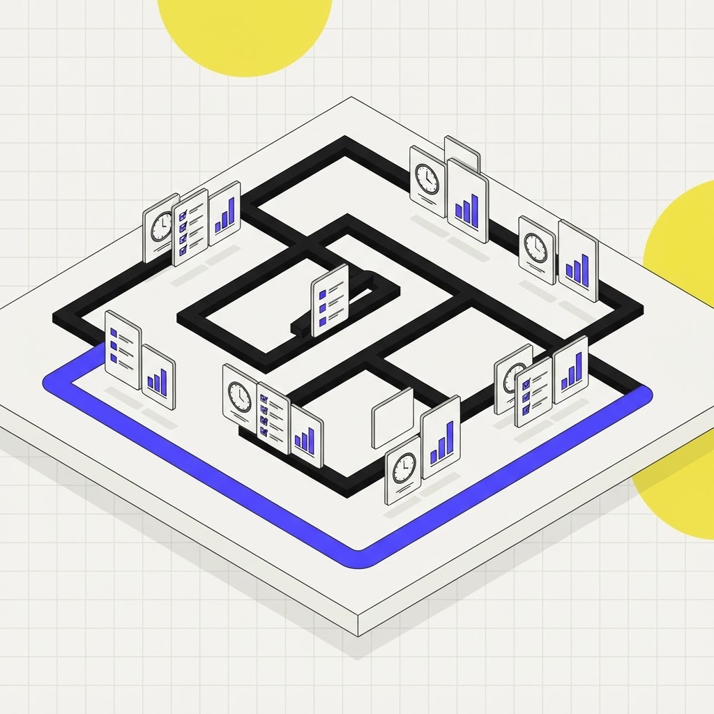 Continuous monitoring and audit trails in an isometric view