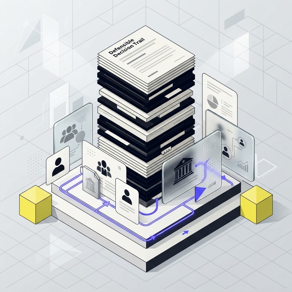 Structural representation of defensible compliance and audit records