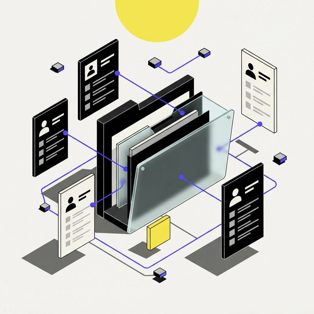 Folder structure representing traceable and auditable AI output