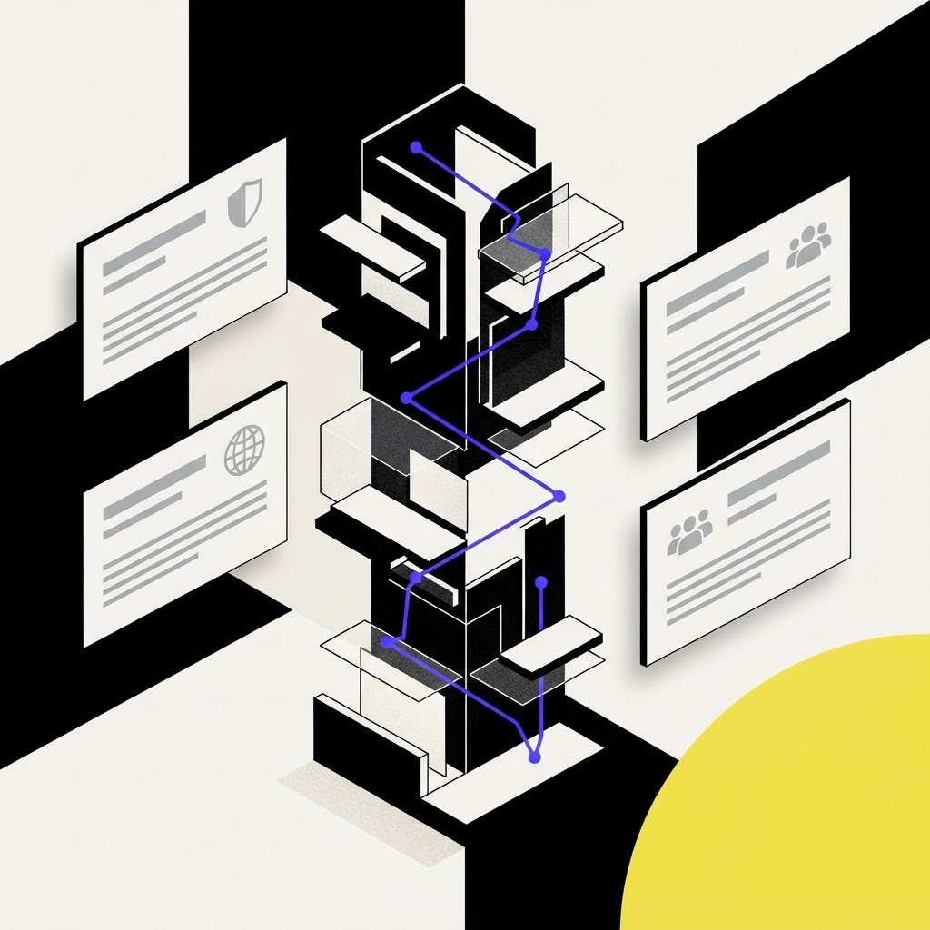 Data plane structure representing AI research evaluation methodology