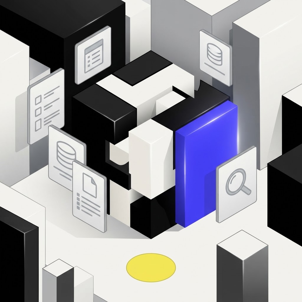 Interlocking assembly representing traceable AI agent performance scores