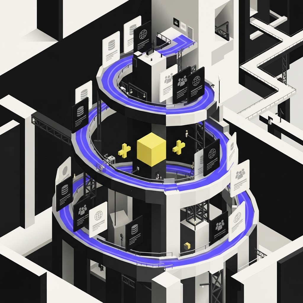 A 3D spiral ramp system showing signal processing