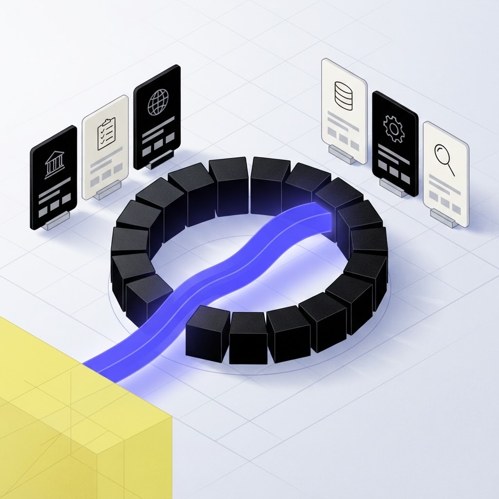 Continuous circular loop structure for monitoring compliance signals