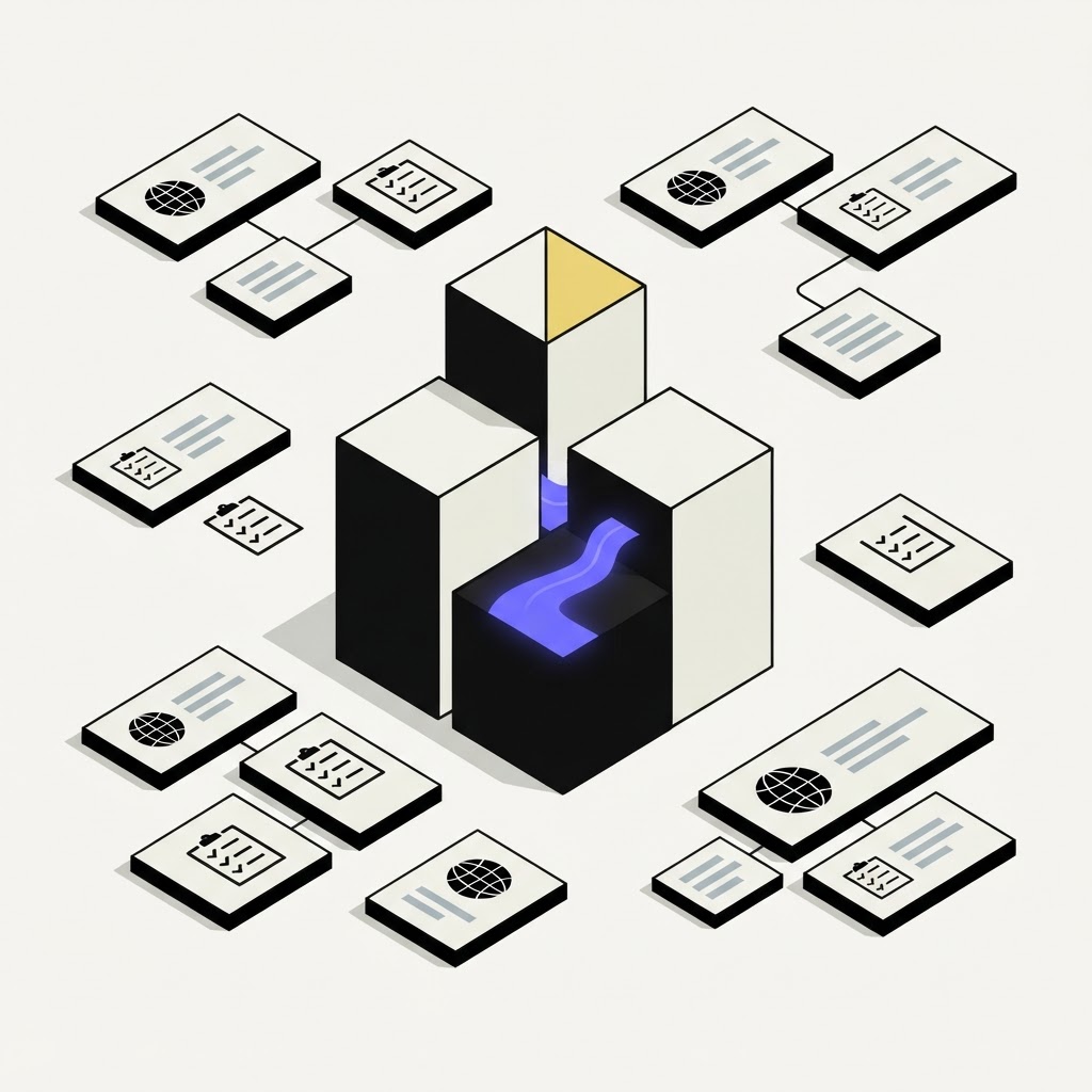 Isometric tiered structure for audit-ready AI research