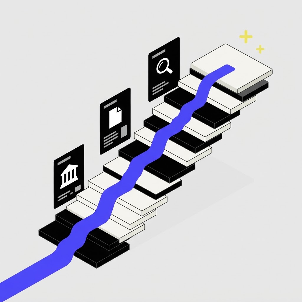 Stacked platforms representing the scale of KYC implementation