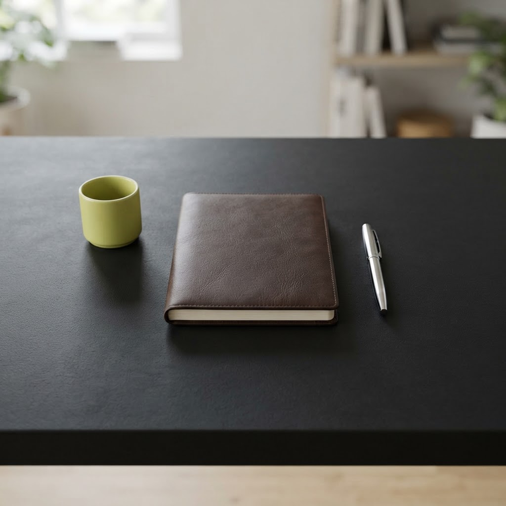A minimalist and structured desk for rigorous analysis