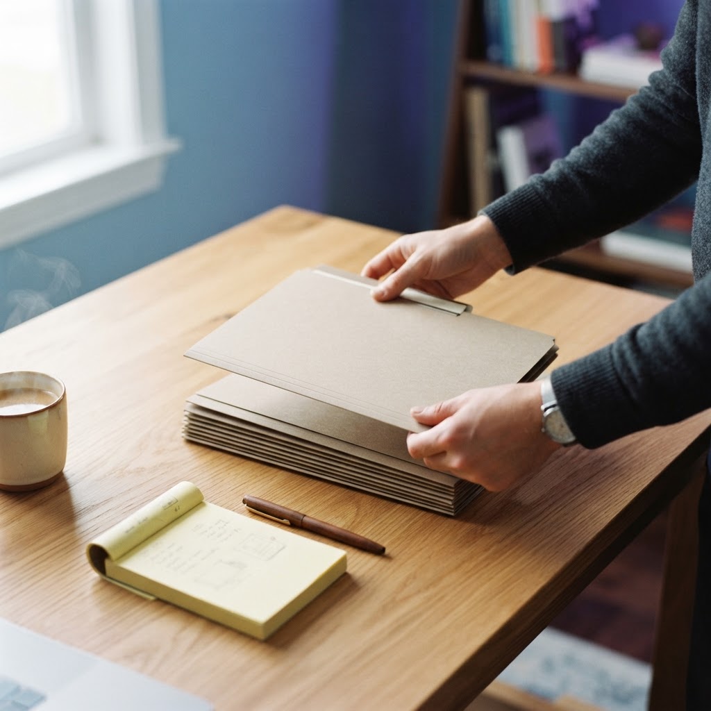 An organized desk space symbolizing clarity and structure