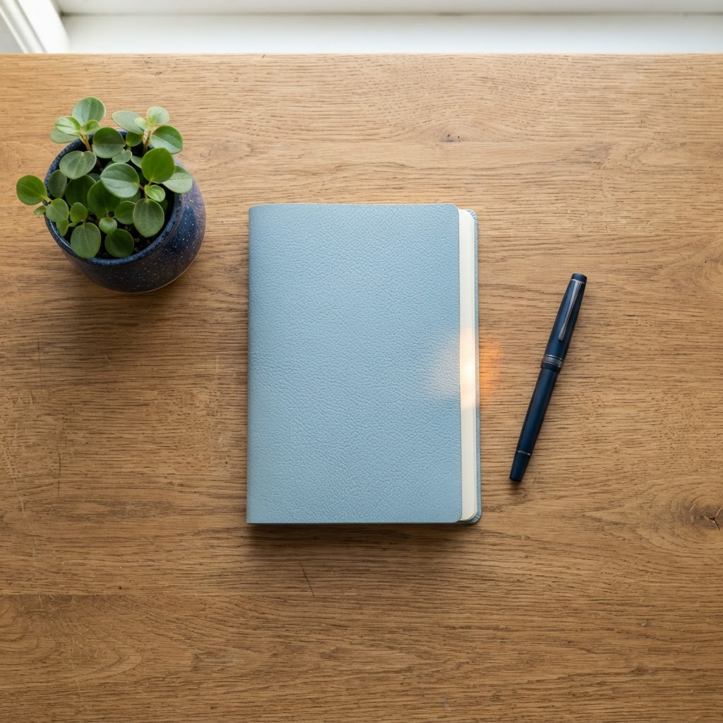 An organized and clean workspace desk with office essentials