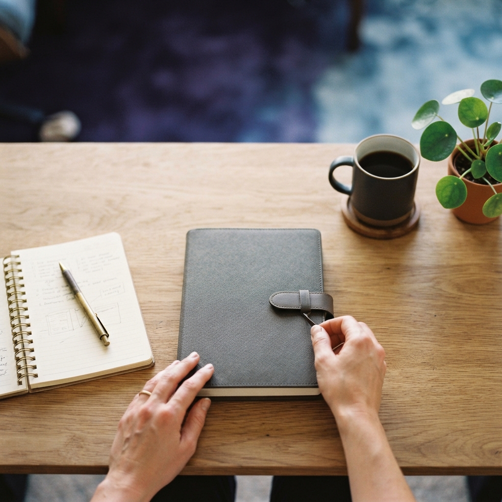 Clean and organized workspace representing operational clarity