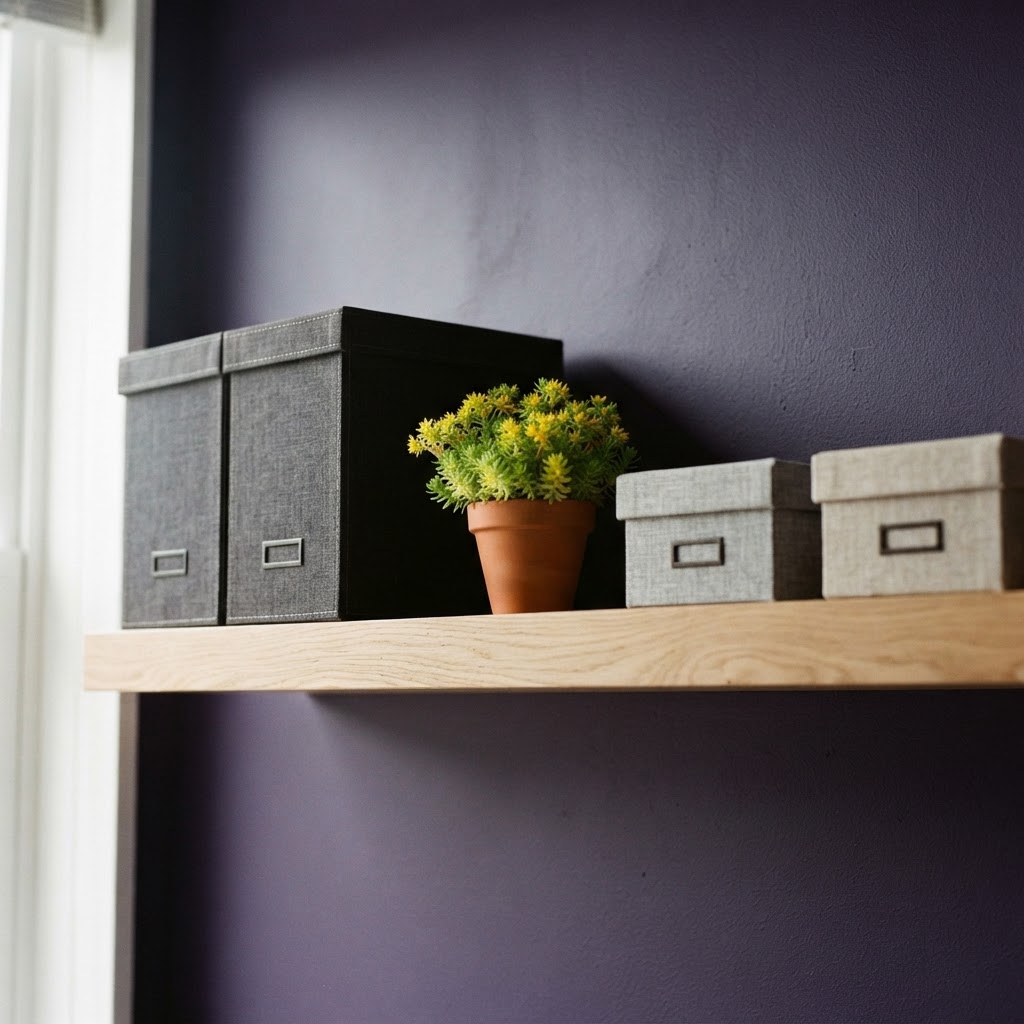 Organized storage boxes on a shelf representing structured HR compliance