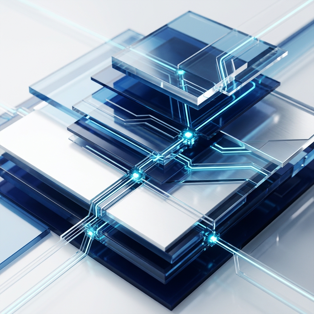 Layered data infrastructure with integrated connections