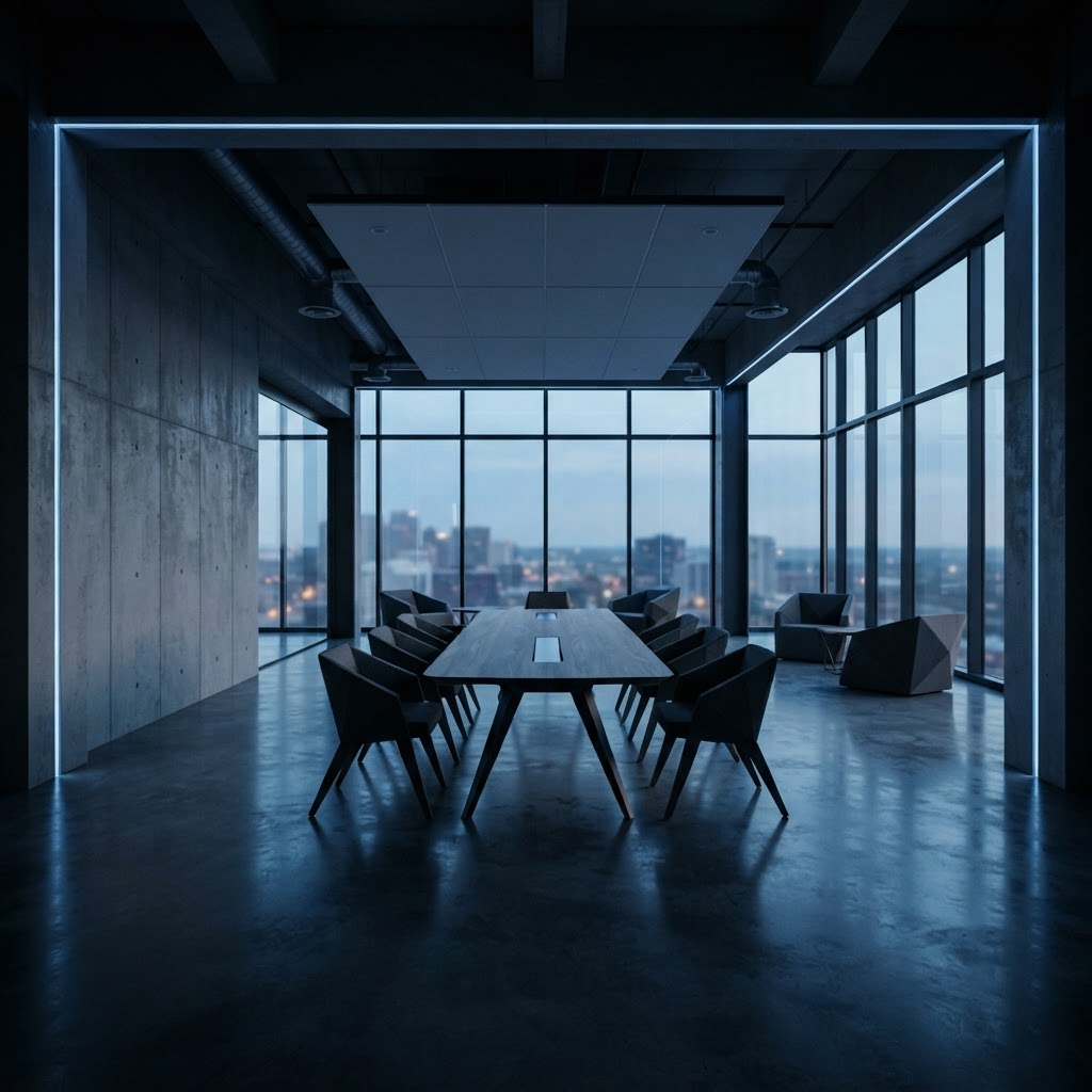 A minimalist and professional modern office architecture