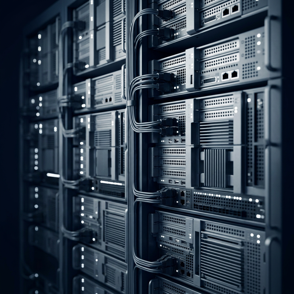 Organized digital data storage architecture in macro detail