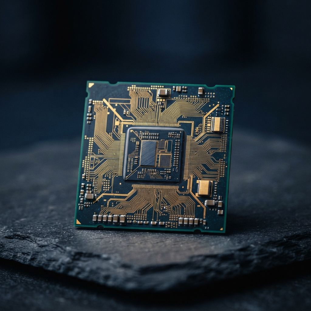 Professional close up view of a computer hardware component