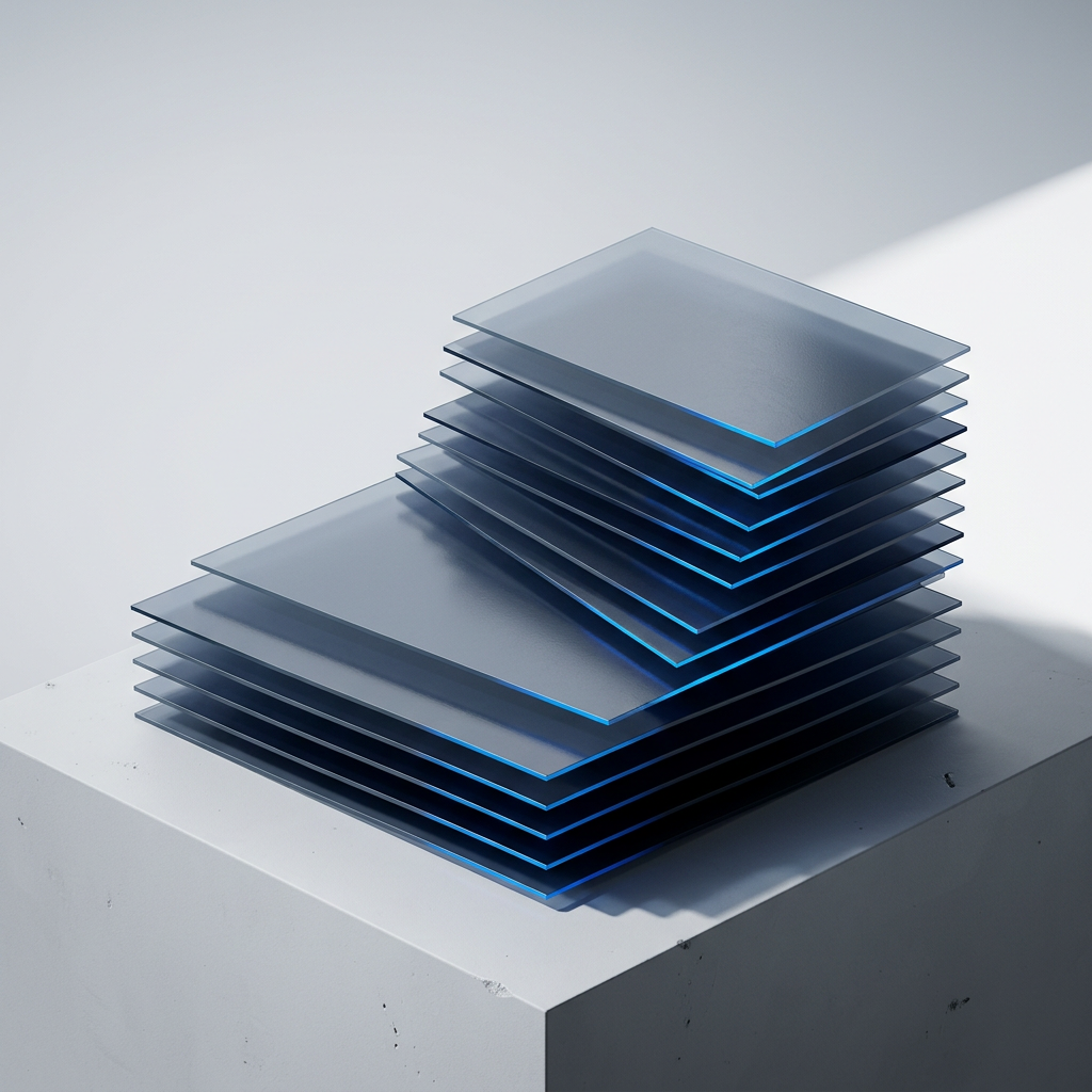 Geometric layers representing decision framework structure