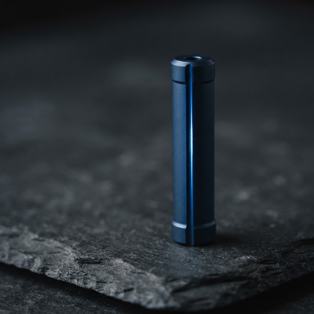 Macro detail of a precision steel component