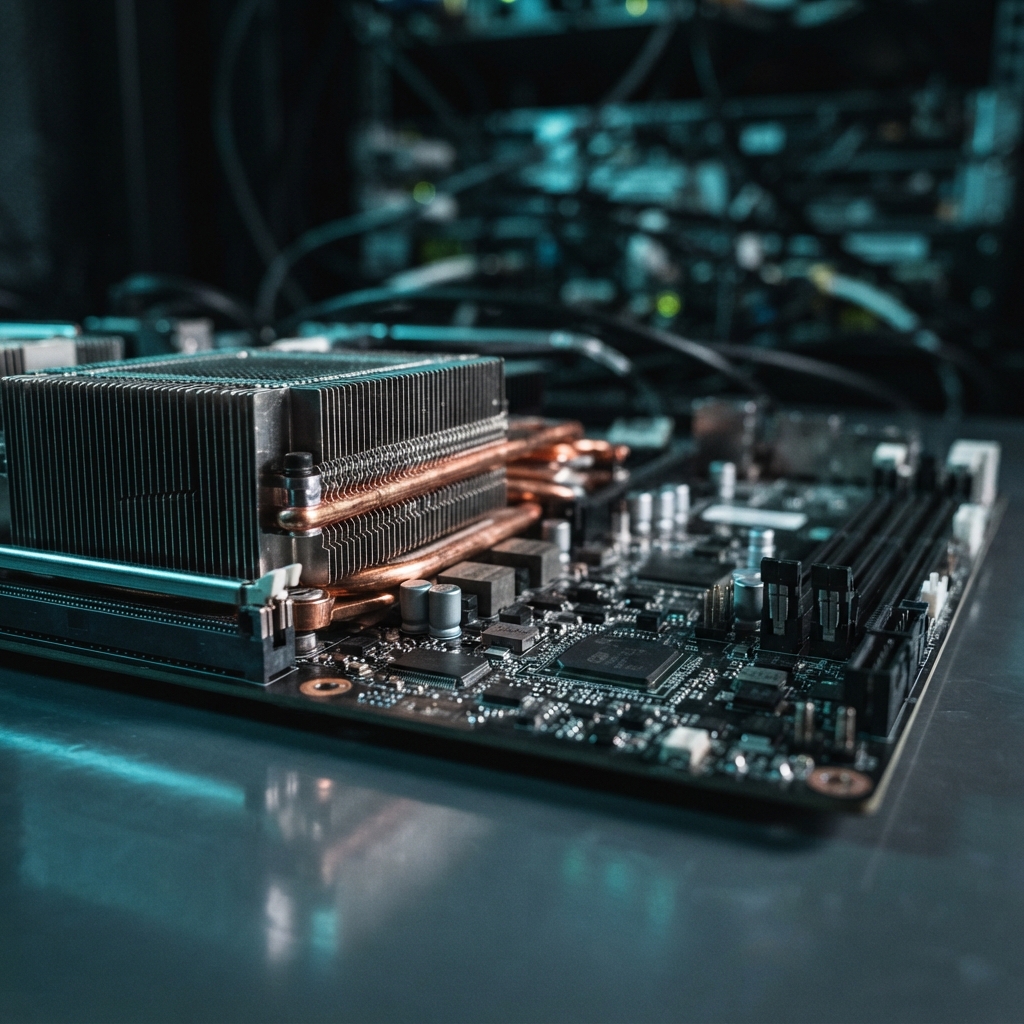 Macro view of high performance server hardware