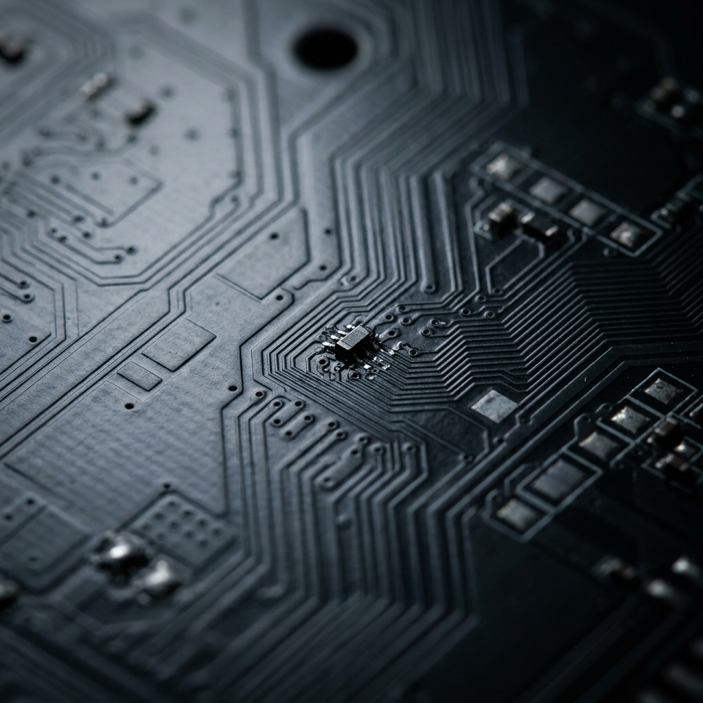 Macro photography of precision optical circuit pathways