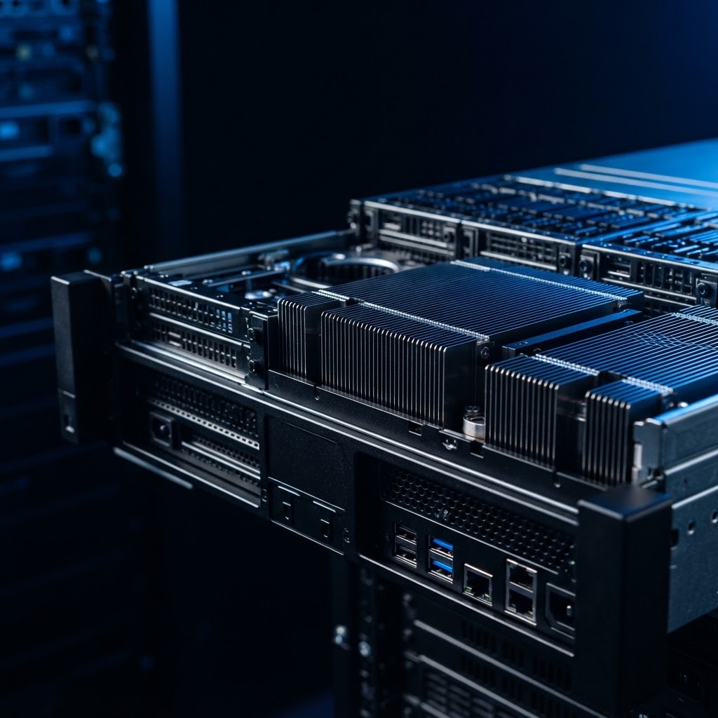 Professional server hardware detail