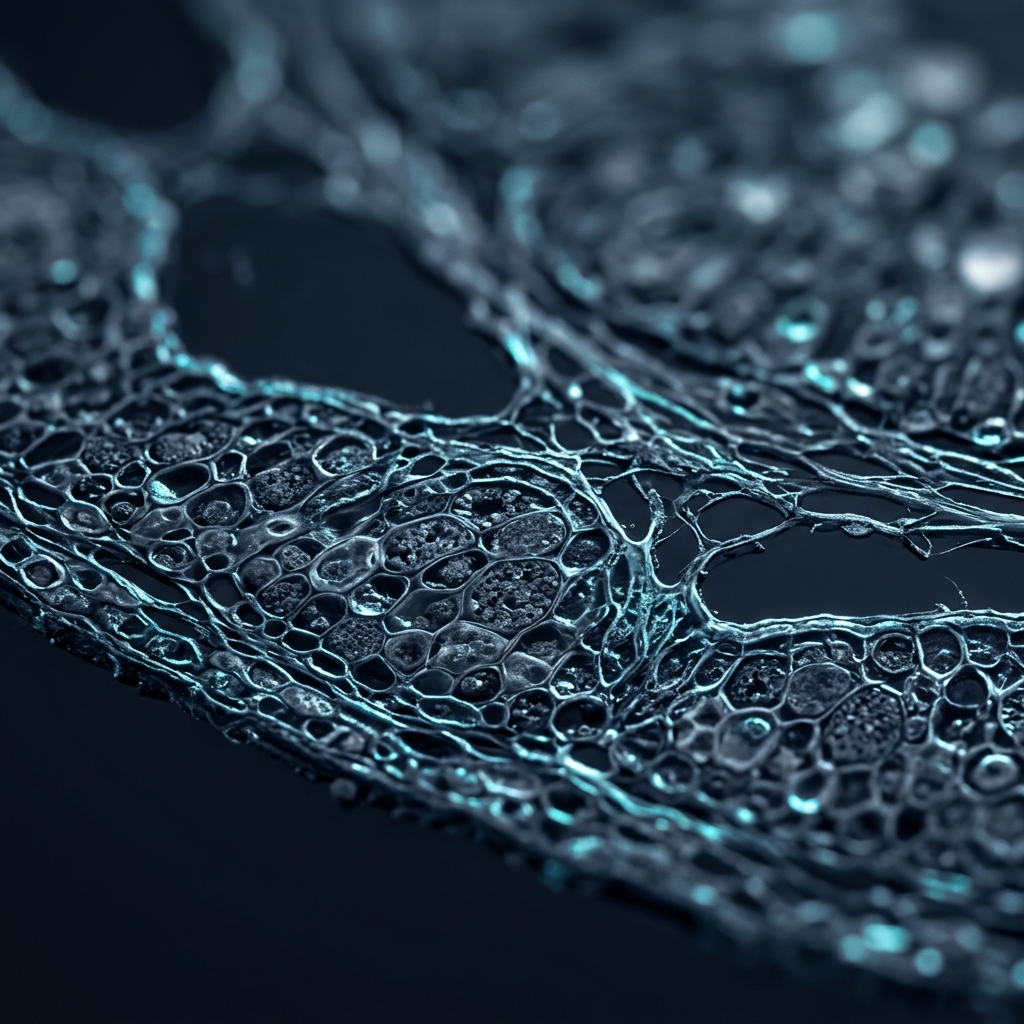 Cellular tissue structure macro photography